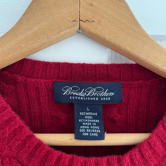 Brooks Brothers Wool/Cashmere Blend Sweater - Picture 3 of 6